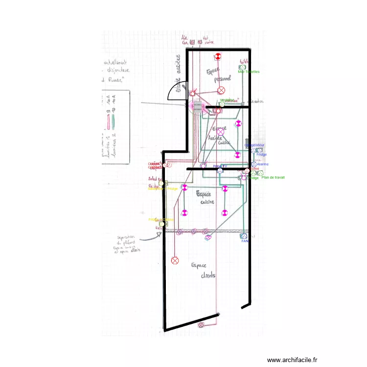 Electricit&eacute; Newton. Plan de 