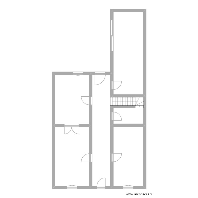 EP Loire_BOUMEDJANE. Plan de 7 pièces et 100 m2