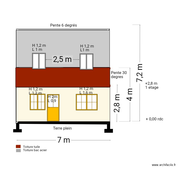 Tâta yoyoh. Plan de 0 pièce et 0 m2