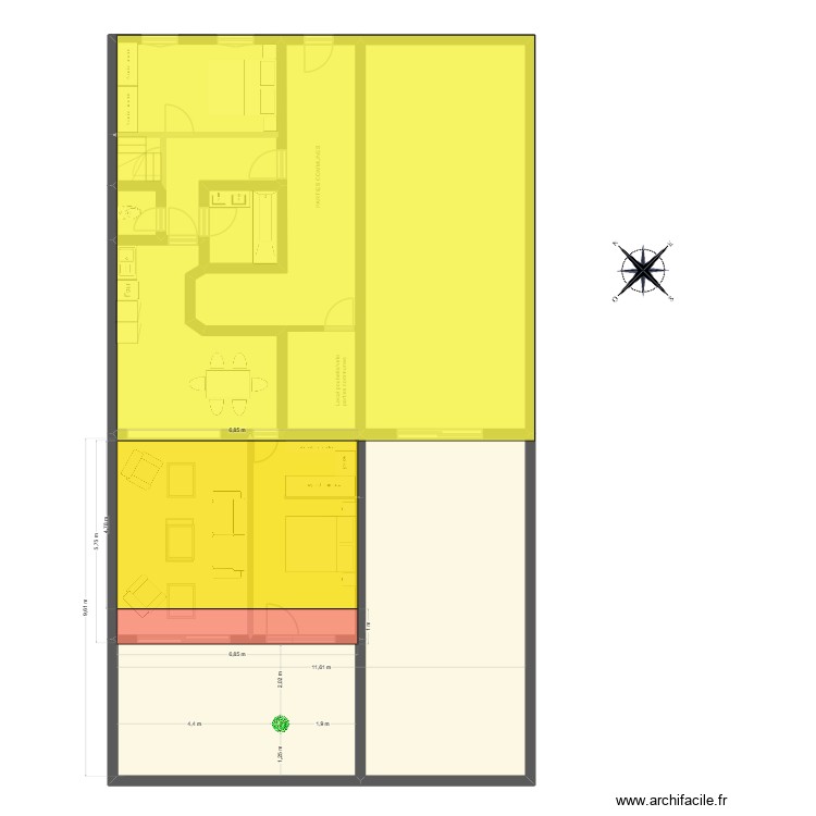 plan de masse emprise malbec maj. Plan de 0 pièce et 0 m2