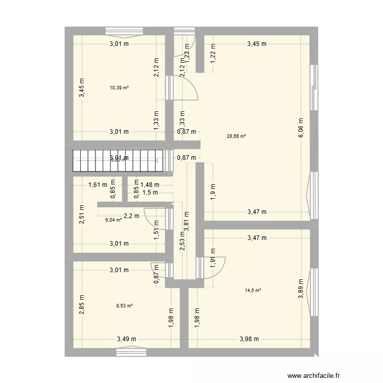 Montmorency mesuré. Plan de 6 et 71 m² Montmorency mesuré. Plan de 6 et 71 m²