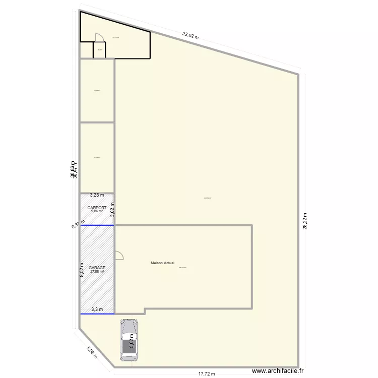maison3. Plan de 