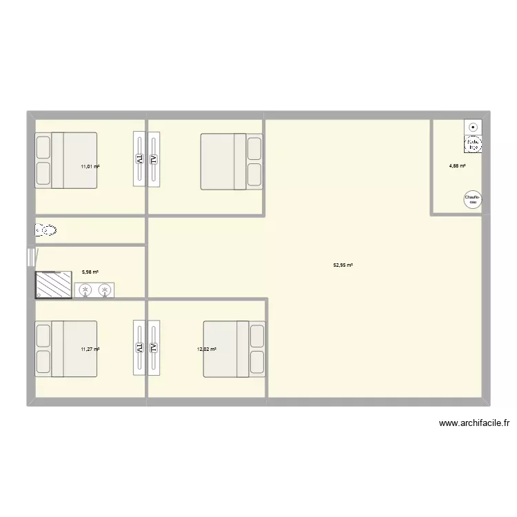 villematier. Plan de 6 Pièces et 113 m² villematier. Plan de 6 Pièces et 113 m²