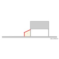 plan de coupe pergola cote est