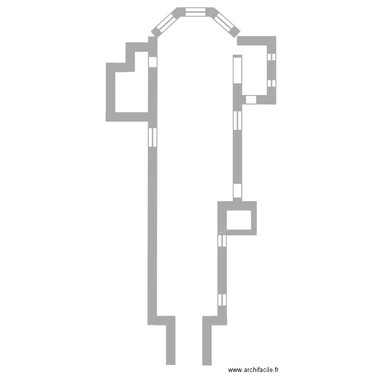 eglise 1970. Plan de 0 pièce et 0 m2
