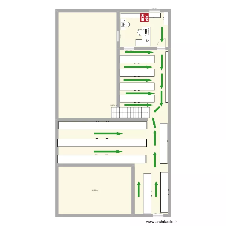 ISO EQUIPEMENTS CHAMBERY ETAGE. Plan de 