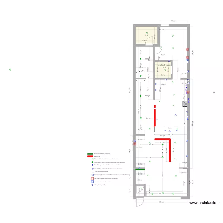 St Nicolas Dimention. Plan de 