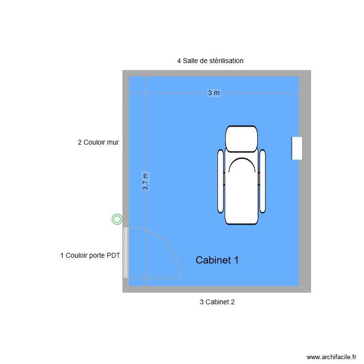 30897 Cabinet 1. Plan de 0 pièce et 0 m2