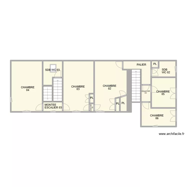 PLAN ETAGEBEAUVOISIN. Plan de 