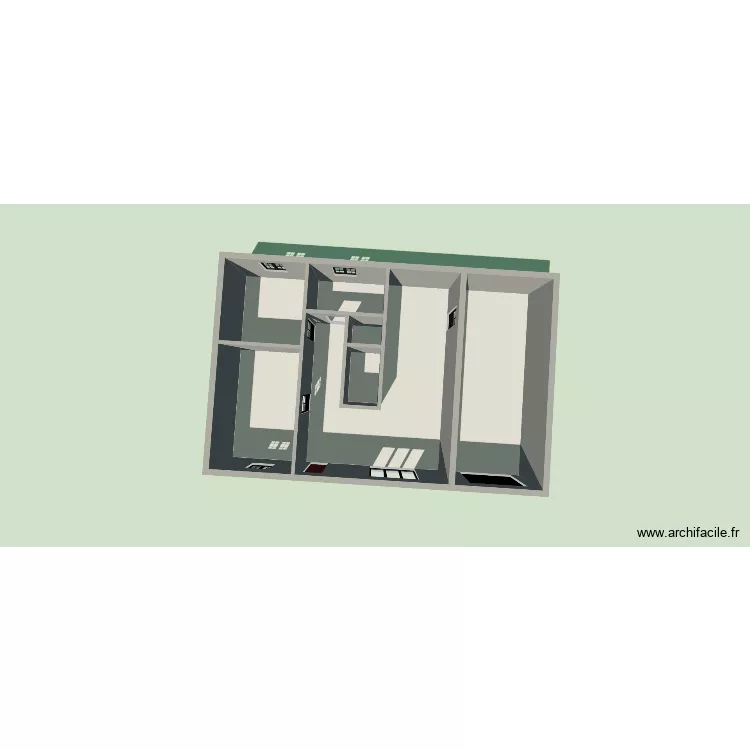 Charols. Plan de 7 et 110 m² Charols. Plan de 7 et 110 m²