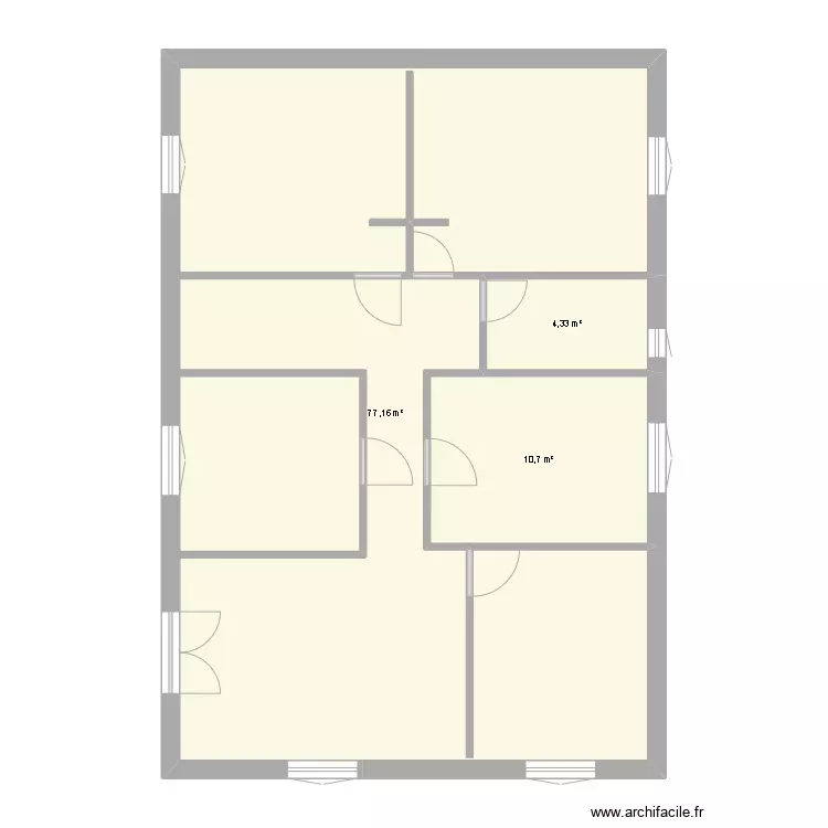 maison012. Plan de 3 Pièces et 92 m² maison012. Plan de 3 Pièces et 92 m²