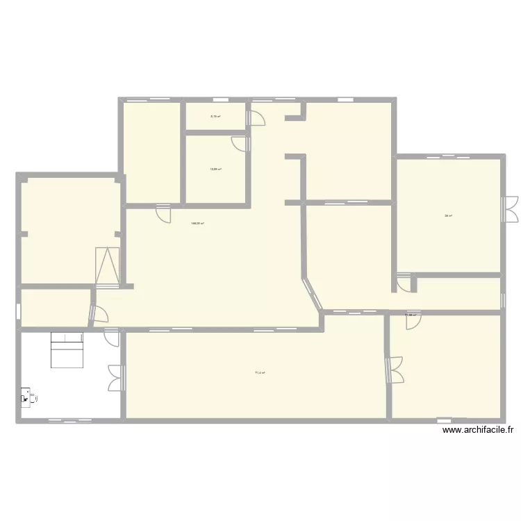 maison. Plan de 6 et 365 m² maison. Plan de 6 et 365 m²