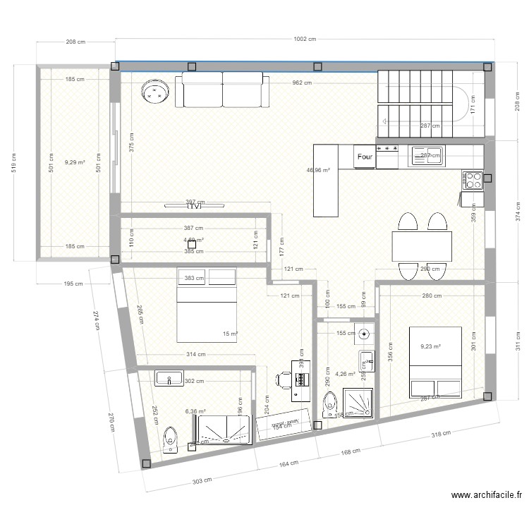 ETAGE 3.1.1.1111. Plan de 0 pièce et 0 m2