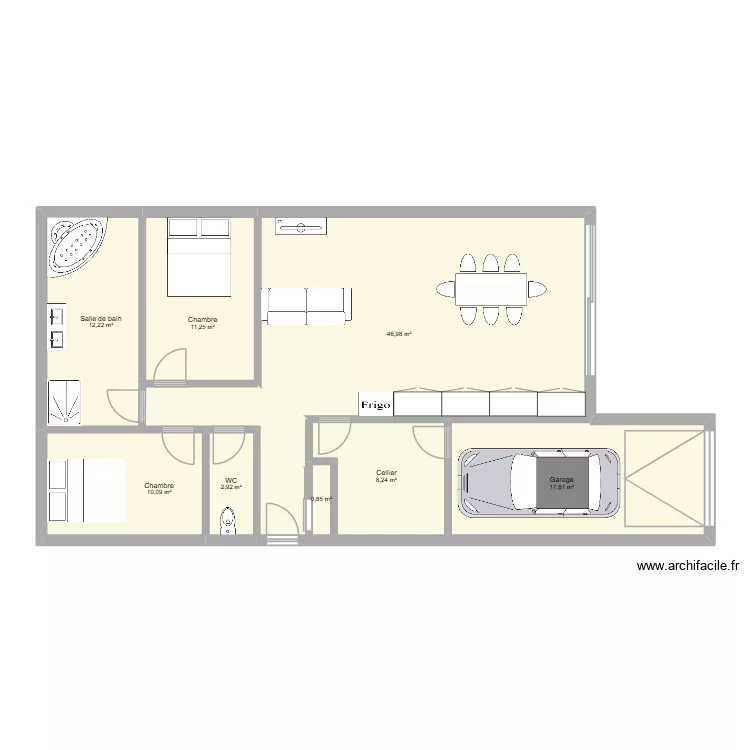 maison 2. Plan de 8 et 110 m² maison 2. Plan de 8 et 110 m²