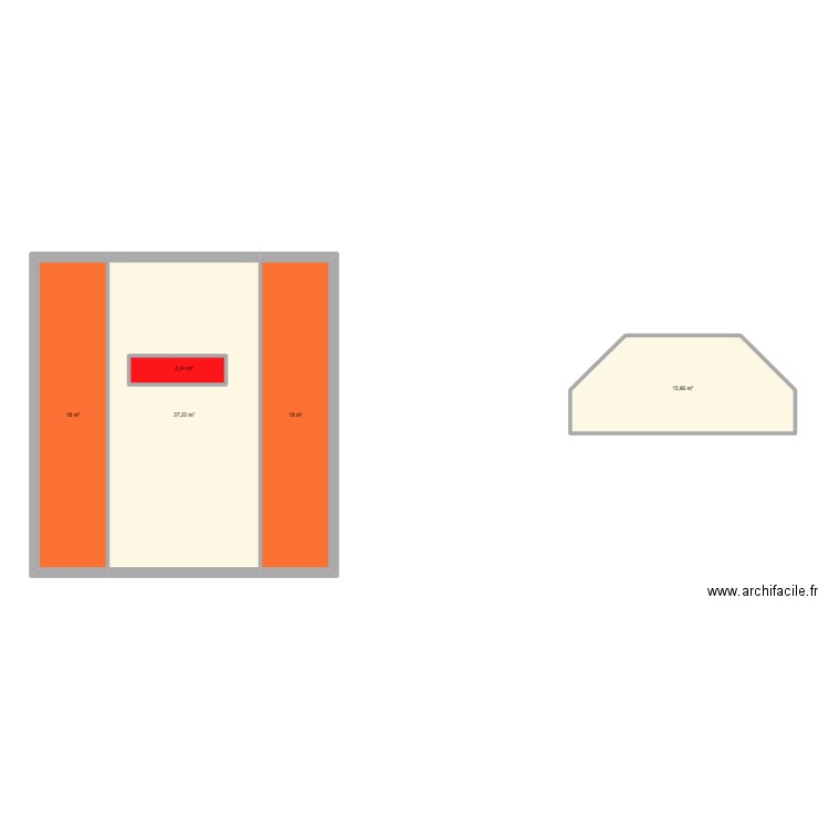 Lacroix. Plan de 6 pièces et 171 m2