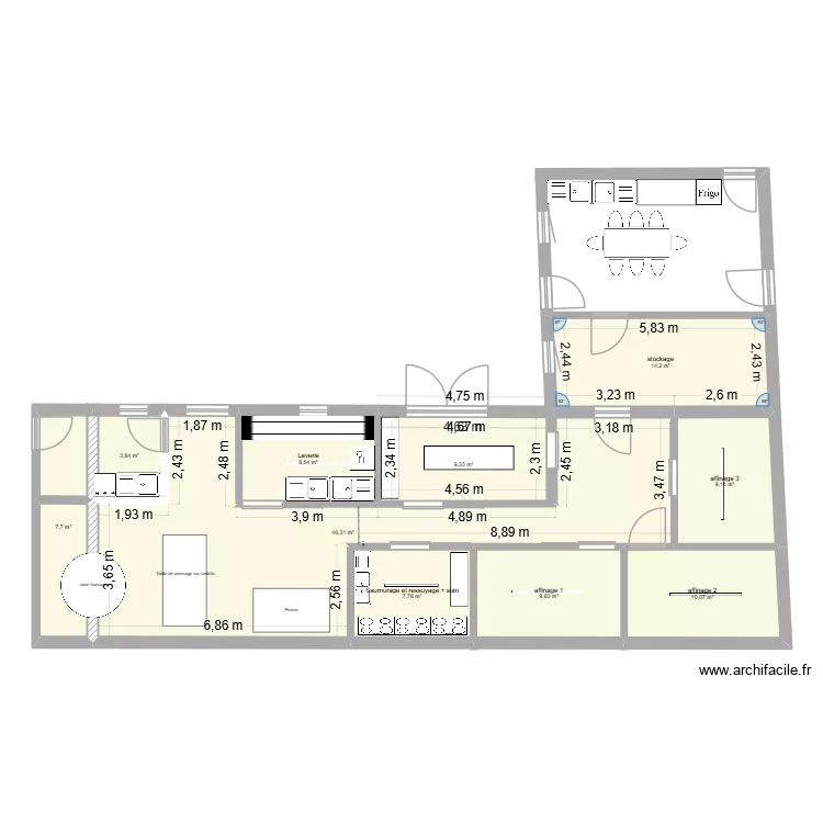 transfo. Plan de 10 et 127 m² transfo. Plan de 10 et 127 m²