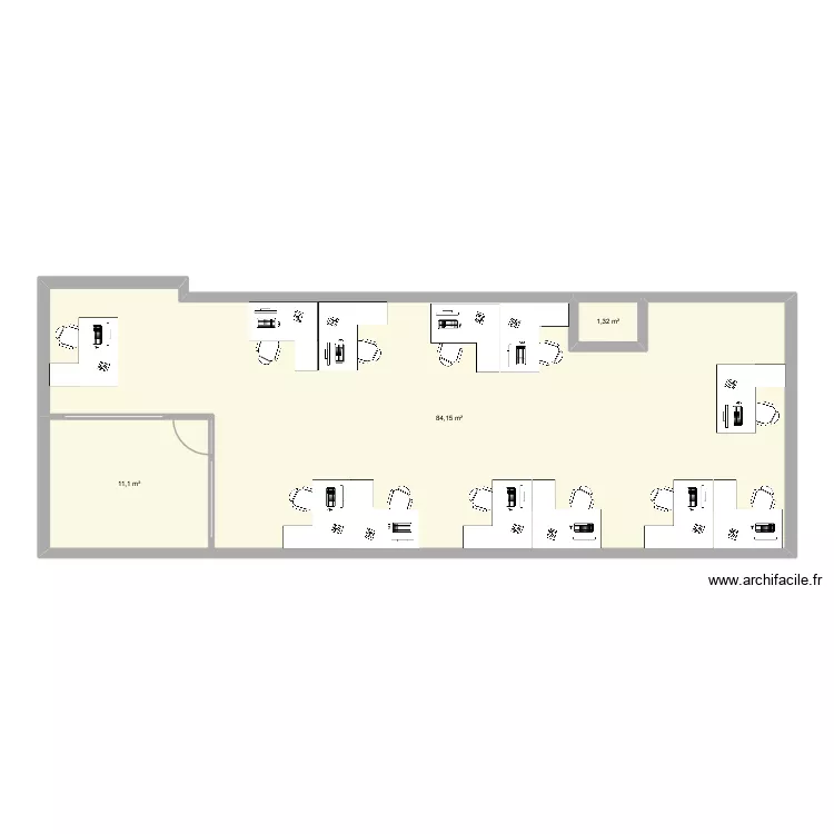 AIRCALIN TTA Aéroport. Plan de 3 et 97 m² AIRCALIN TTA Aéroport. Plan de 3 et 97 m²