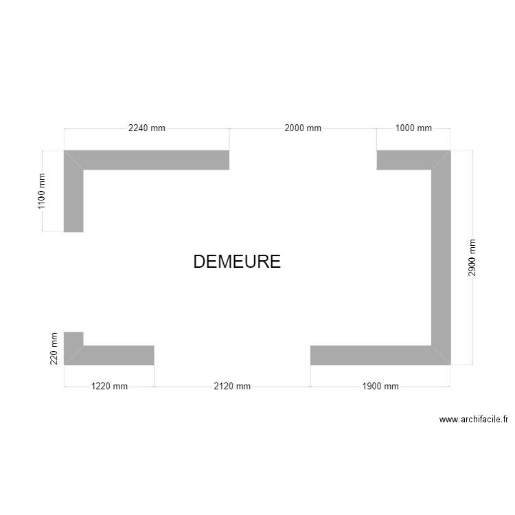 Plan Interior's Demeure. Plan de 0 pièce et 0 m2