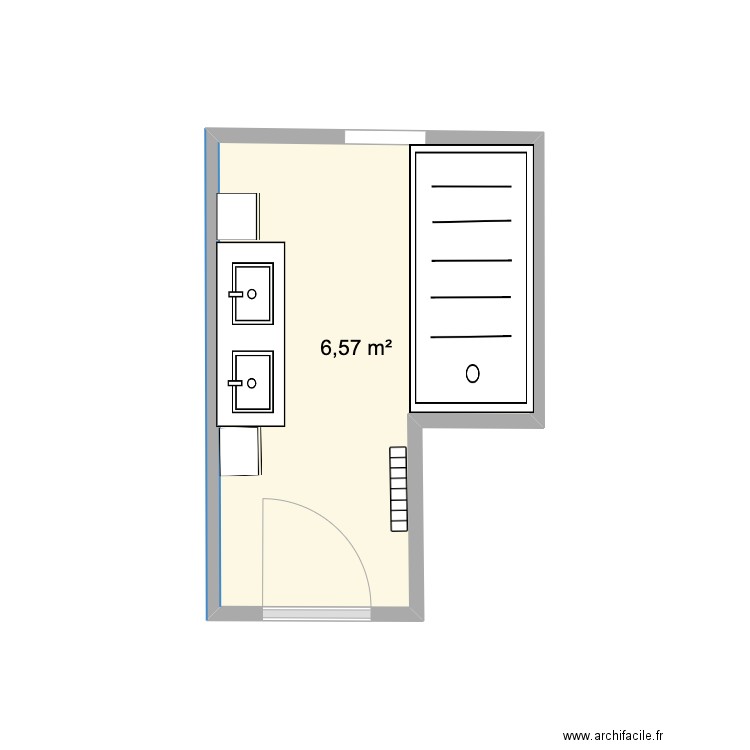 salle de bain 2. Plan de 0 pièce et 0 m2