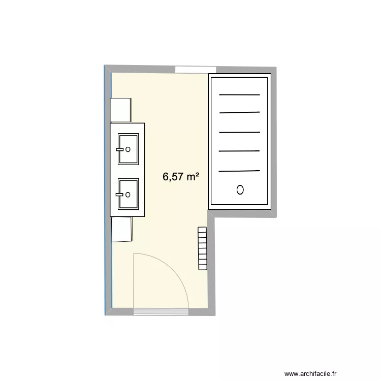 salle de bain 2. Plan de 