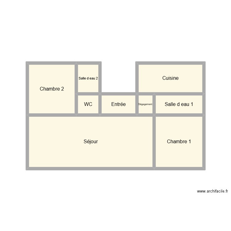 2503 LE TOUX. Plan de 9 pièces et 21 m2