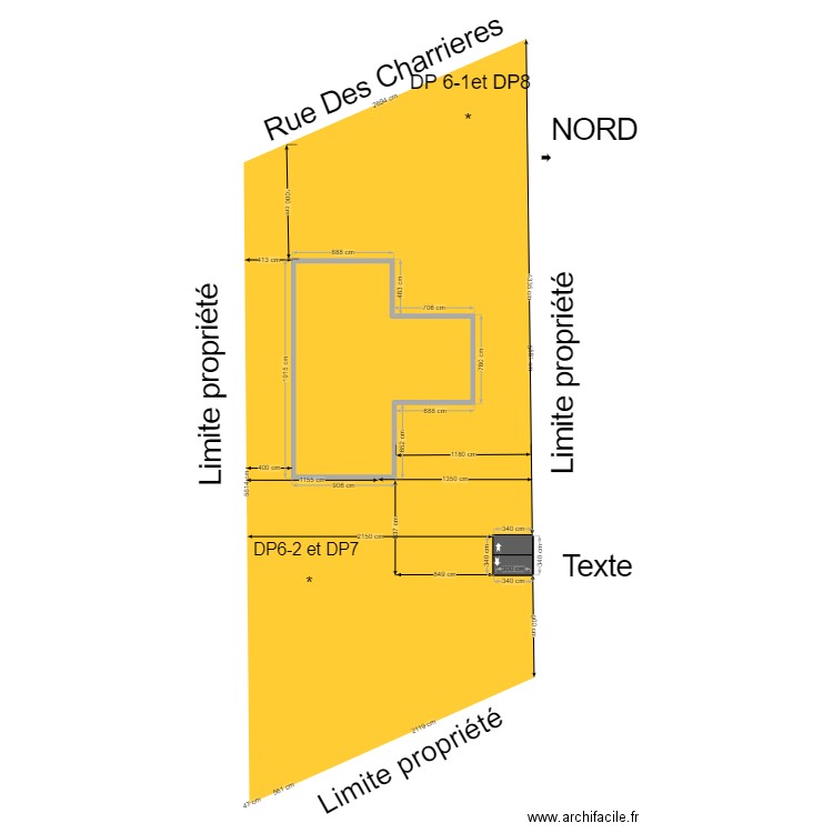 plman masse abri. Plan de 2 pièces et 218 m2