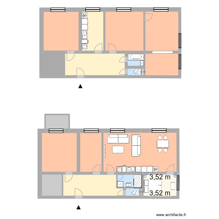 Komenského 608 byt 11. Plan de 0 pièce et 0 m2 Komenského 608 byt 11. Plan de 0 pièce et 0 m2