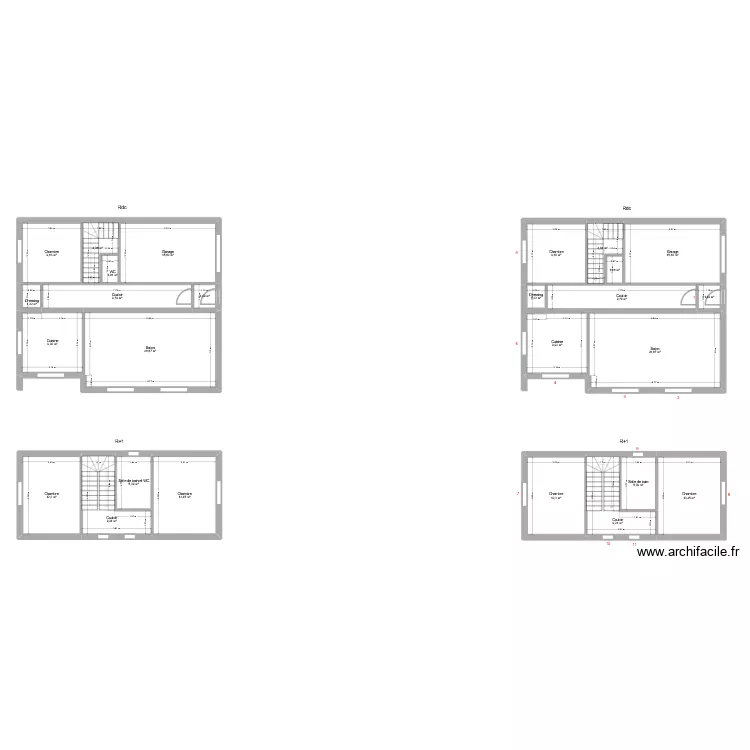 BRUNEL Christophe. Plan de 13 et 120 m² BRUNEL Christophe. Plan de 13 et 120 m²