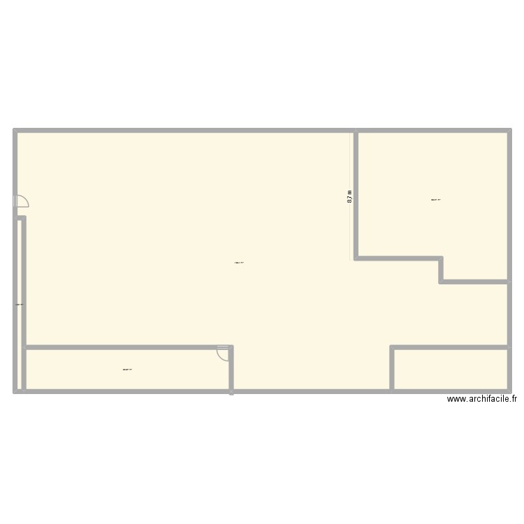 atelier 2025. Plan de 4 pièces et 569 m2