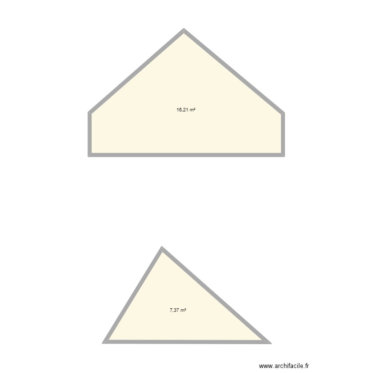 M.bernard. Plan de 2 pièces et 24 m2