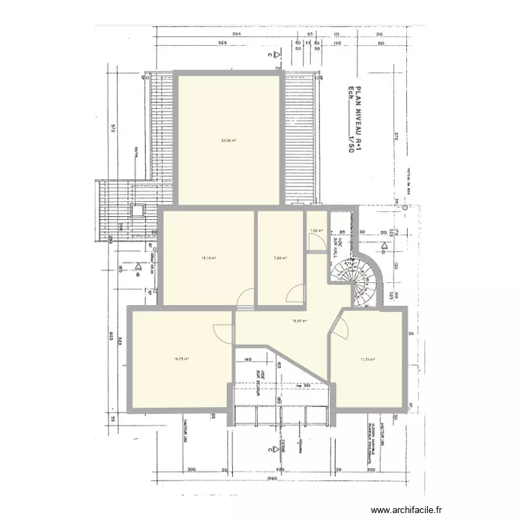 plan &eacute;tage #2. Plan de 