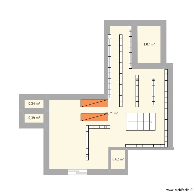 plan magasin aldi. Plan de 0 pièce et 0 m2