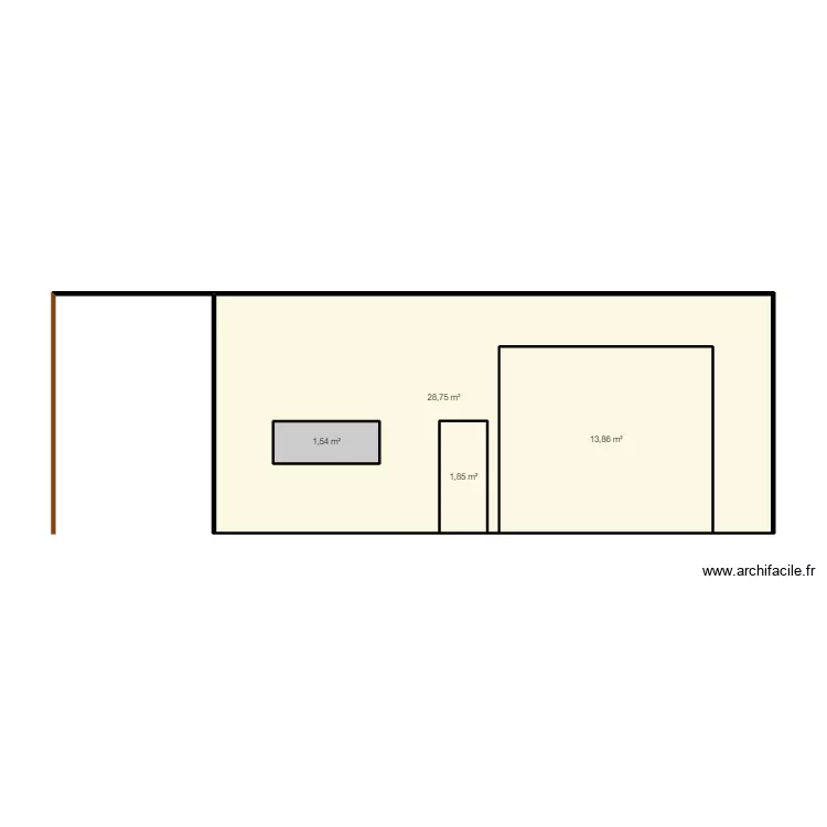 facade garage. Plan de facade garage. Plan de