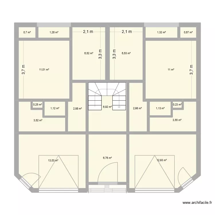 Slegers. Plan de 39 Pièces et 190 m² Slegers. Plan de 39 Pièces et 190 m²