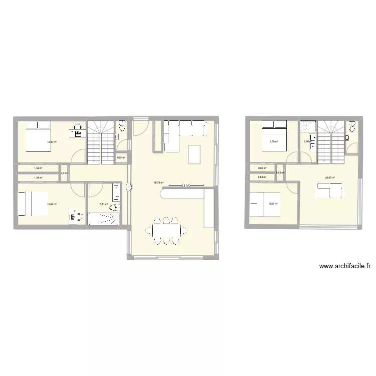 Sud-Ouest 2. Plan de 