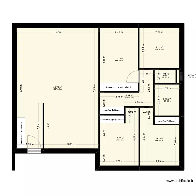 RP Galinou v3. Plan de 9 et 101 m² RP Galinou v3. Plan de 9 et 101 m²