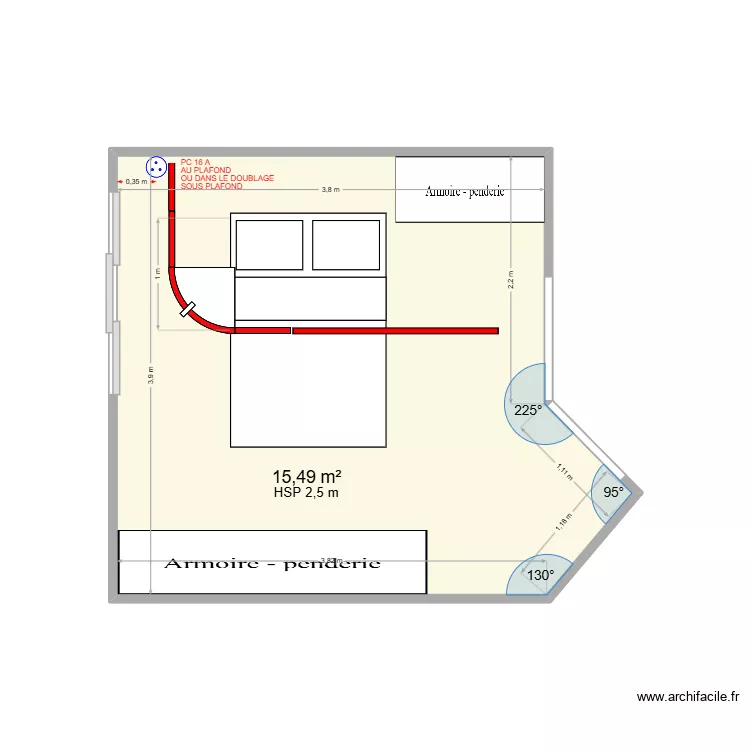 BROUSSY 47. Plan de 1 et 15 m² BROUSSY 47. Plan de 1 et 15 m²