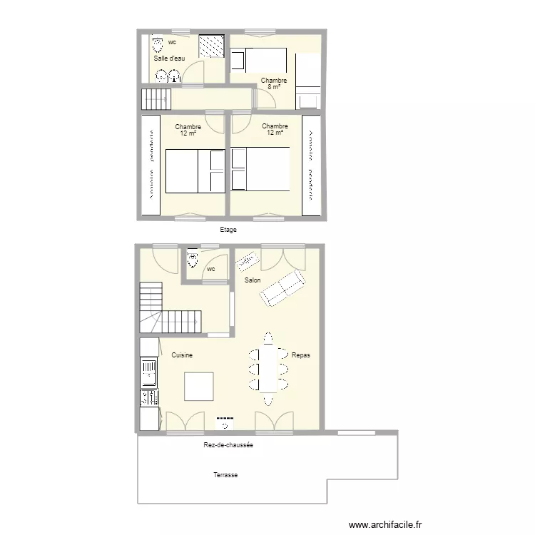 87G6091. Plan de 
