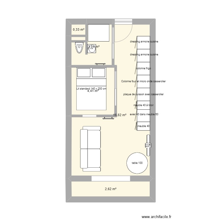 FLAINE N° 3. Plan de 0 pièce et 0 m2