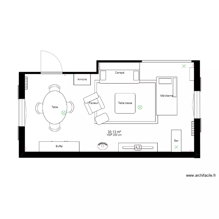 Salon C.C Charpentier. Plan de 