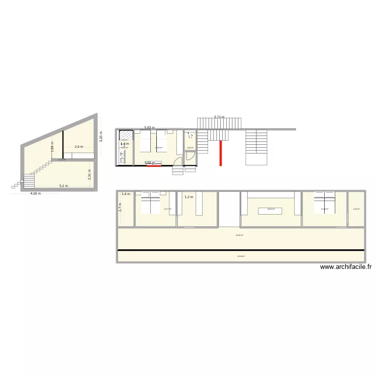 LOFT JOFFRE V8. Plan de 10 pièces et 168 m²