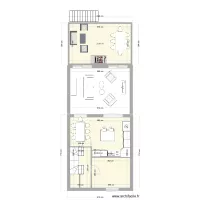 87 GS fond de plan RDC en conservant un bureau RDC