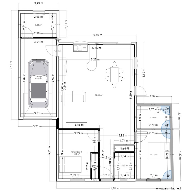 ERSTEIN LOT 2. Plan de 9 pièces et 113 m2