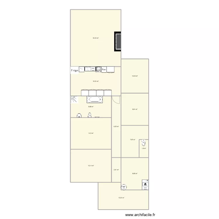 maison d'habitation. Plan de maison d'habitation. Plan de