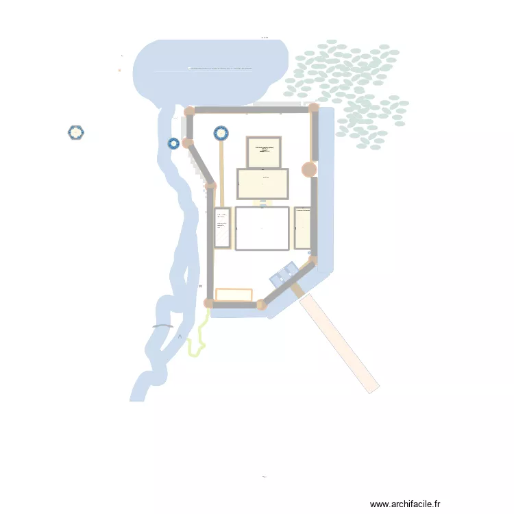 Château de Gyhet 2. Plan de 28 et 2835 m² Château de Gyhet 2. Plan de 28 et 2835 m²