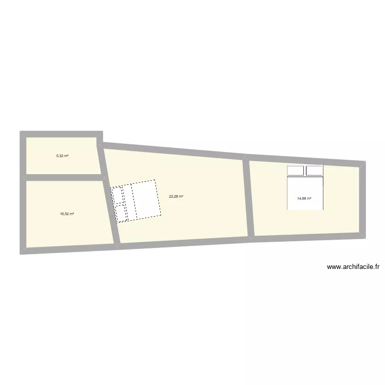 langeais. Plan de 