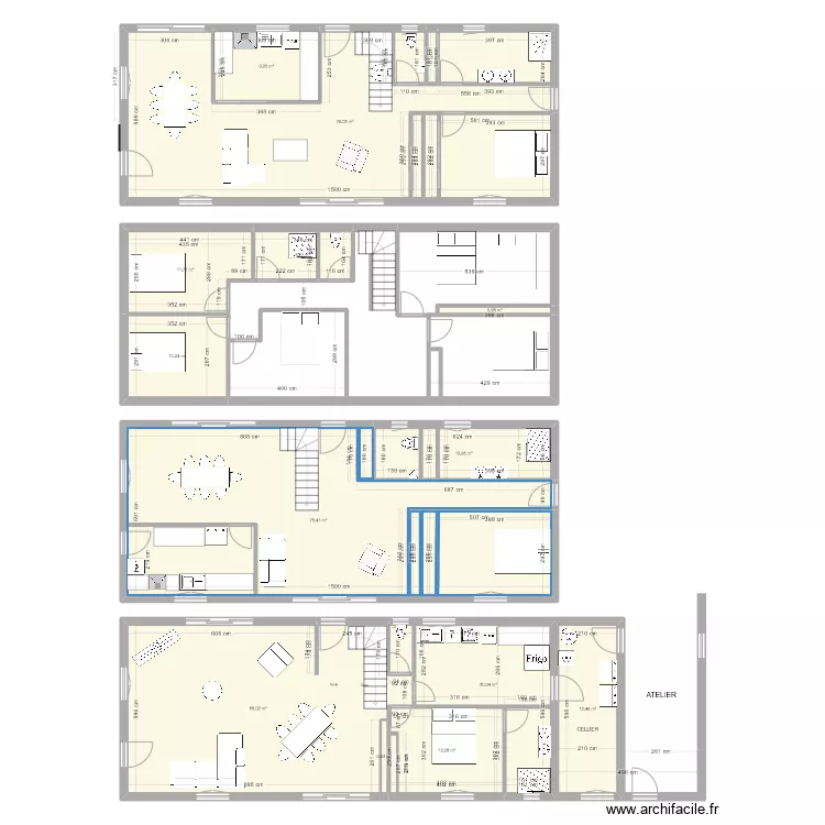 NAT ET FRED. Plan de 