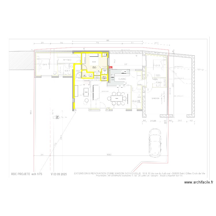 Email Ludo 3 Sep. Plan de 3 pièces et 15 m2