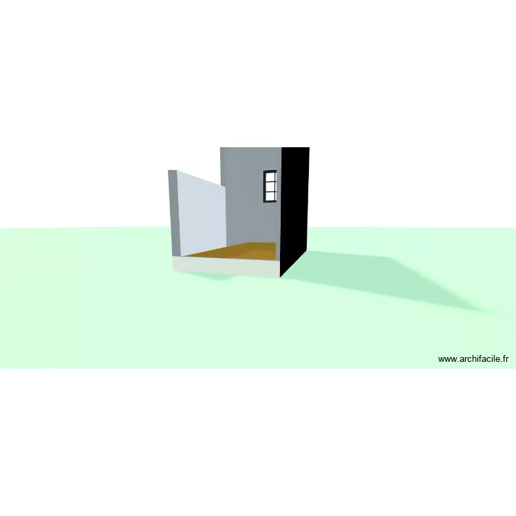 chaume5. Plan de 1 pièce et 4 m²