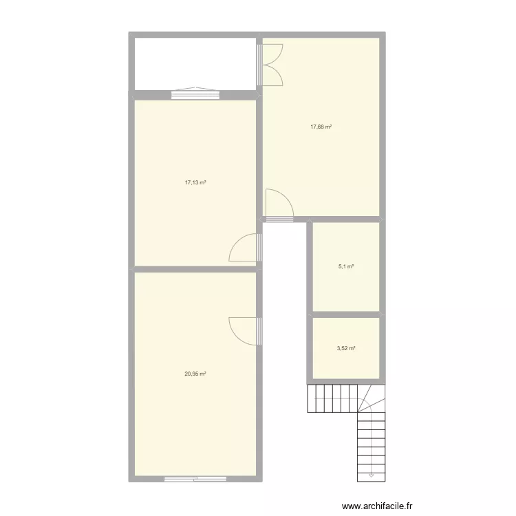 Maison 728. Plan de 